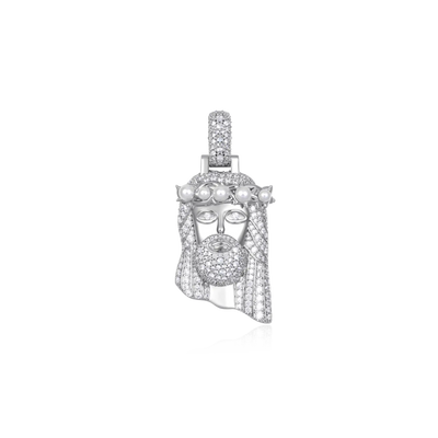 Pearl Stellar Jesus Pendant - Small