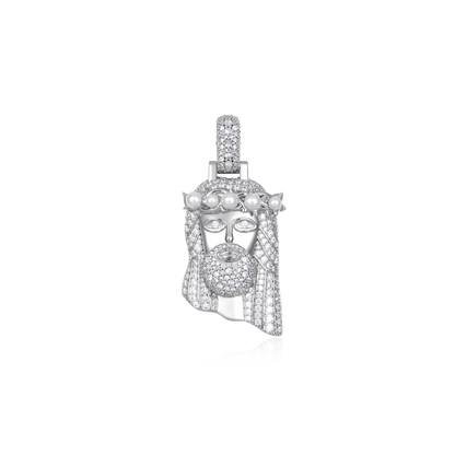 Pearl Stellar Jesus Pendant - Small