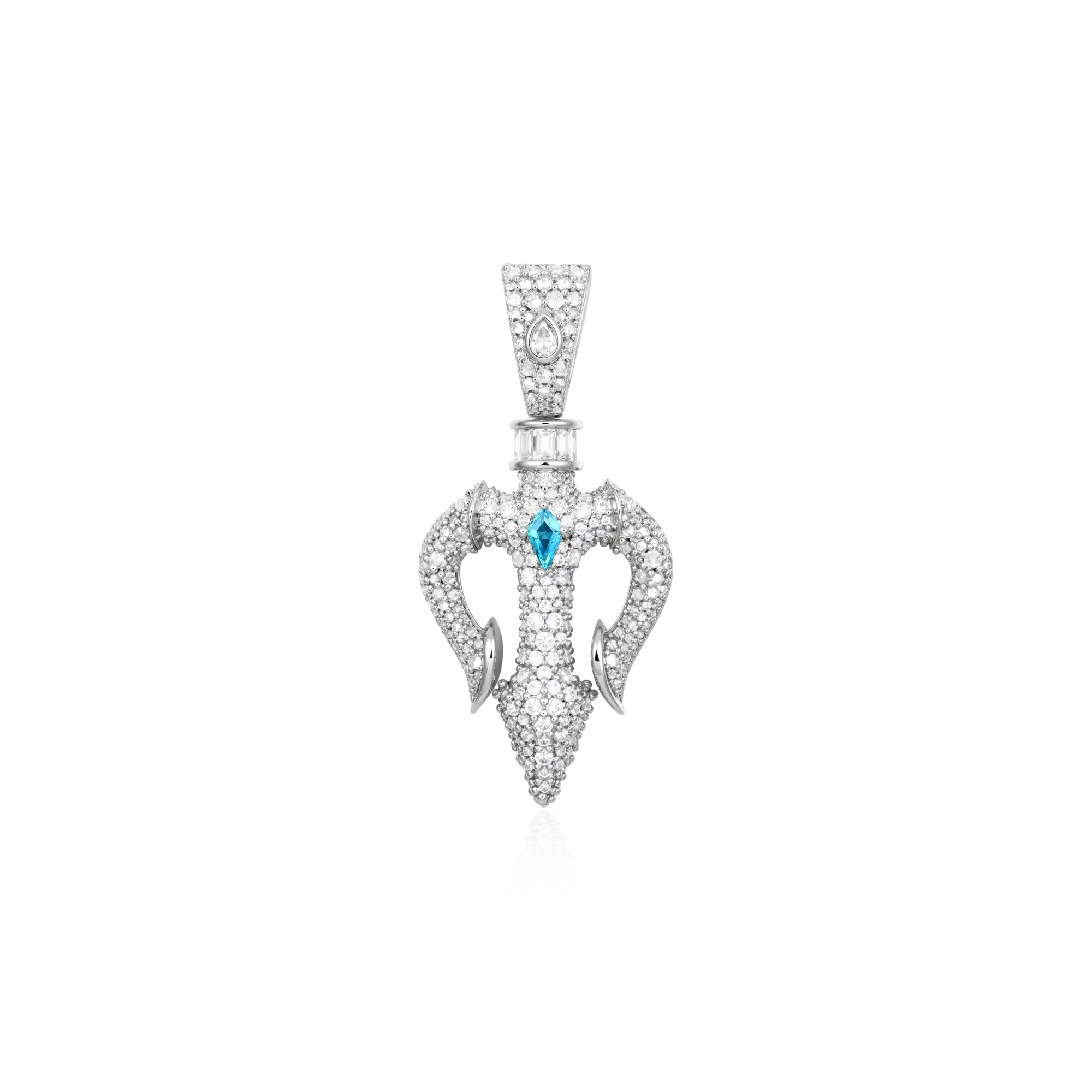 Ocean Sovereign Dual Trident Pendant