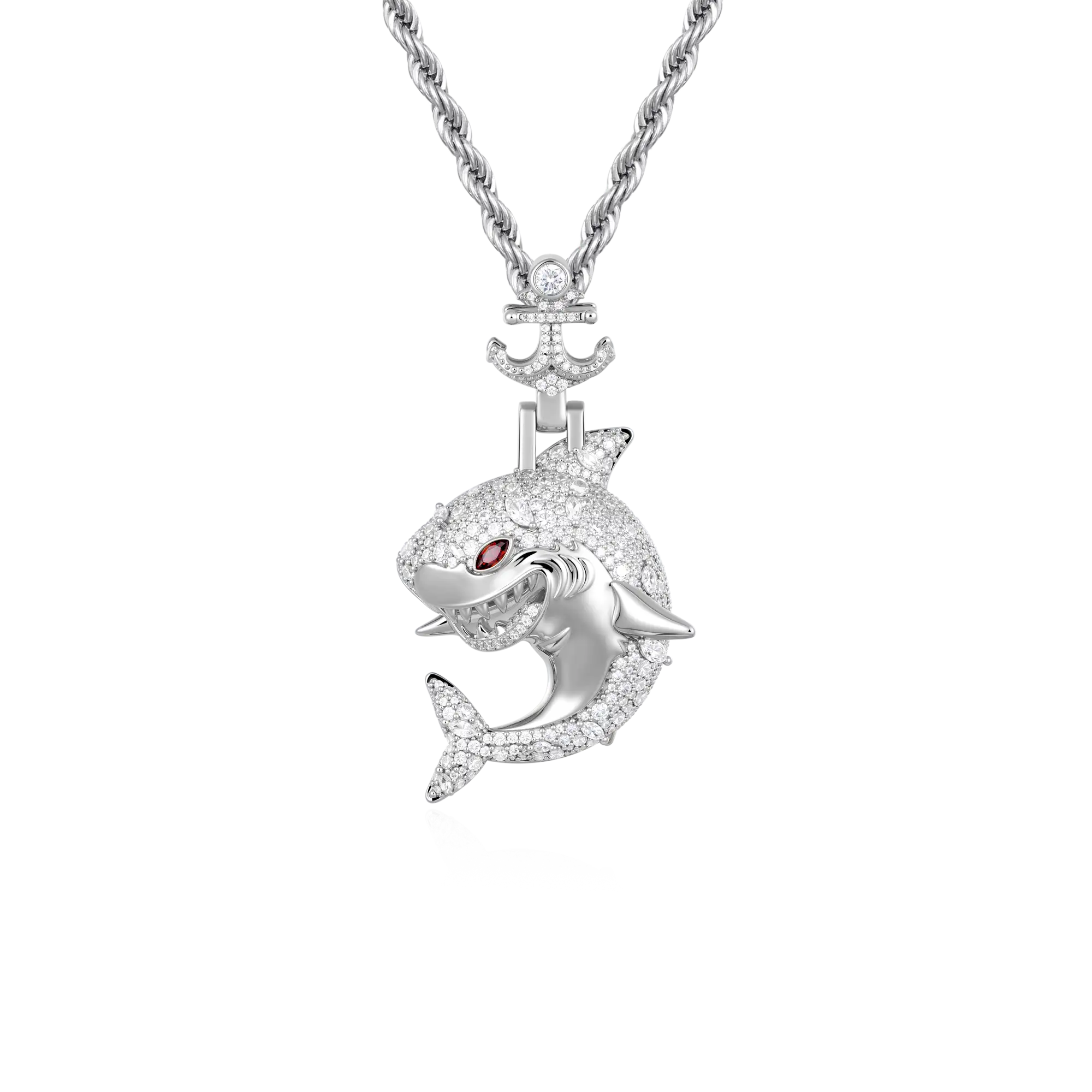 Predator Anchor Shark Pendant