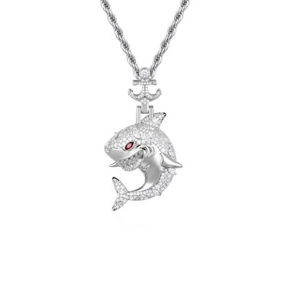Predator Anchor Shark Pendant