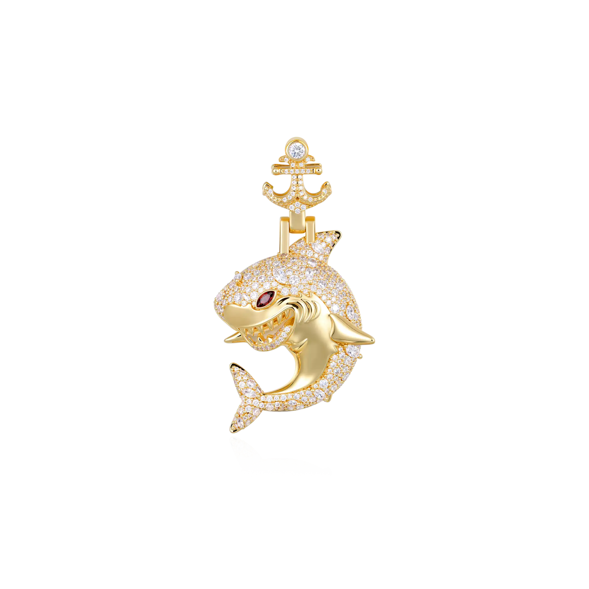 Predator Anchor Shark Pendant