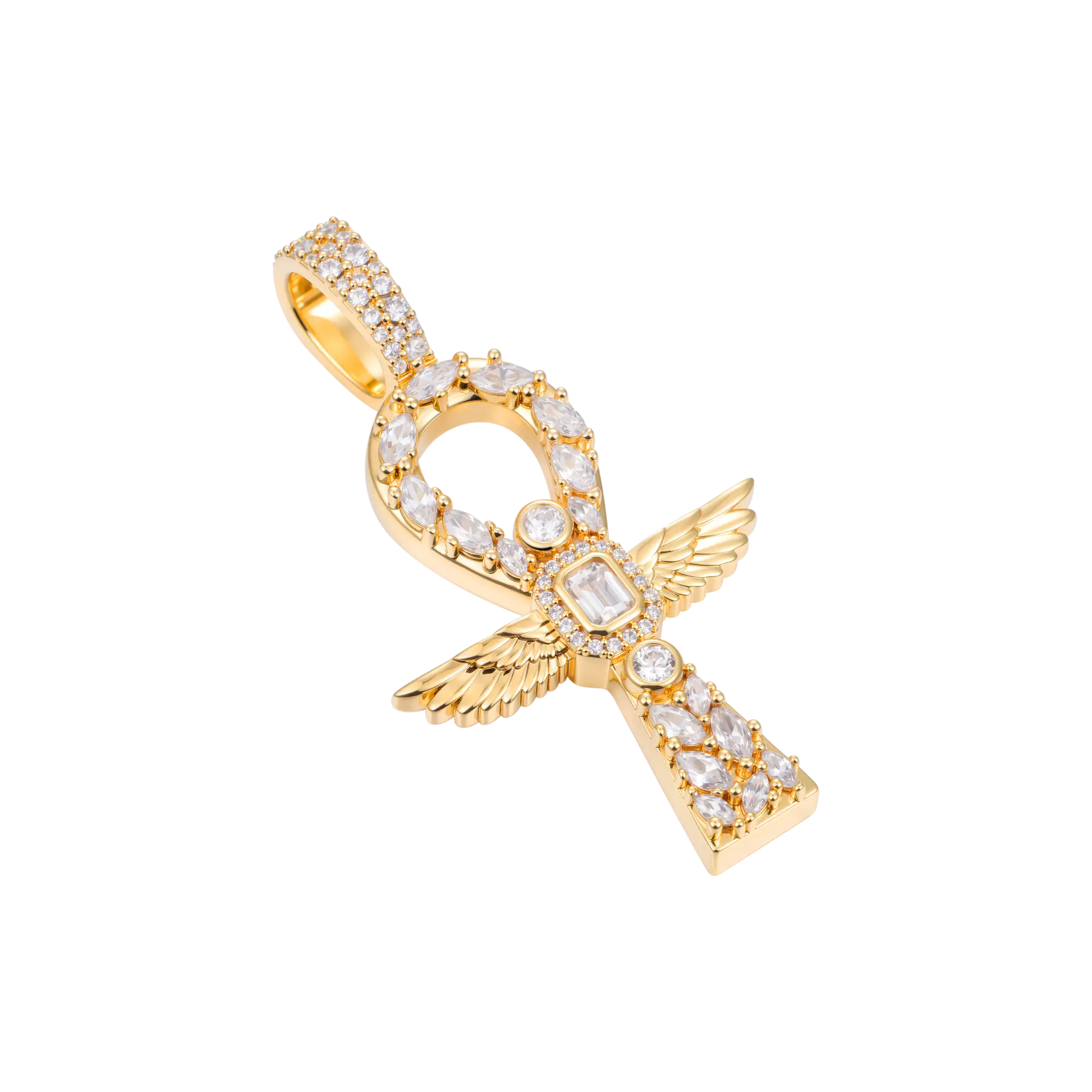 Scarab Ankh Dragon Chain & Pendant Set