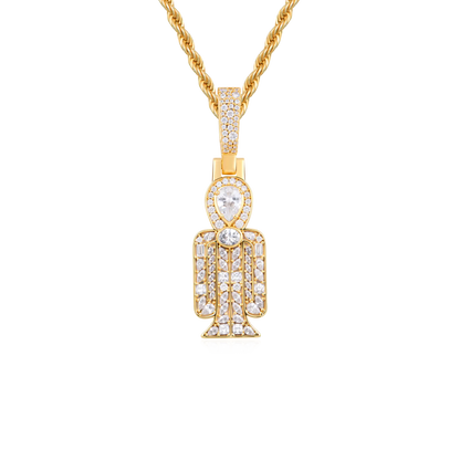 Colgante Tyet radiante con mosaico de múltiples cortes