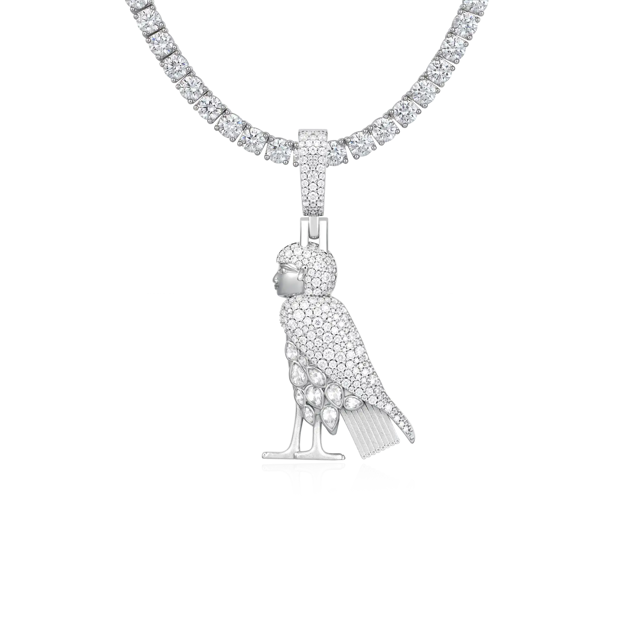 Multi-Cut Mosaic Radiant Ba Pendant