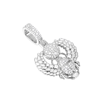 Multi-Cut Mosaic Scarab Pendant