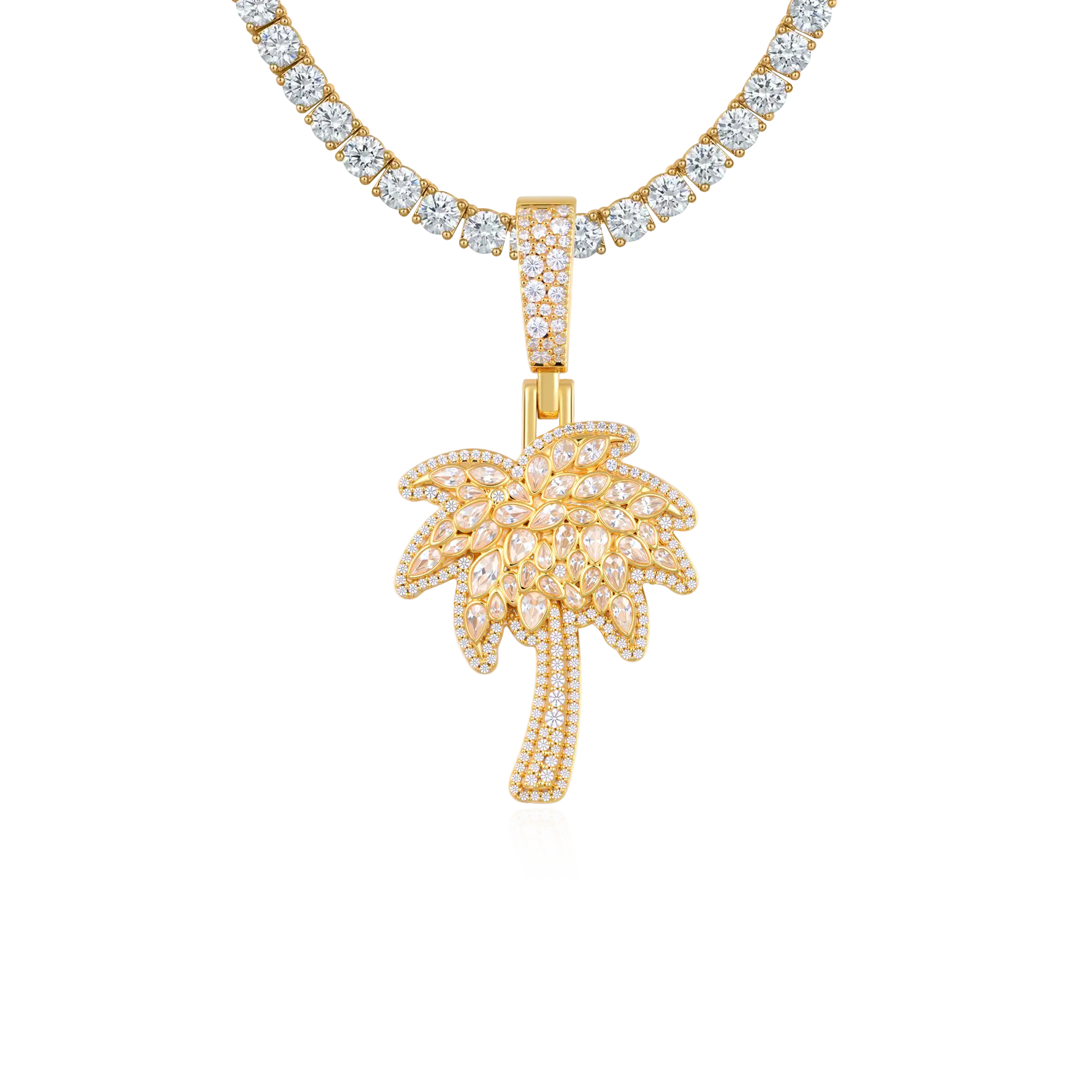 Multi-Cut Mosaic ABE DUA Pendant