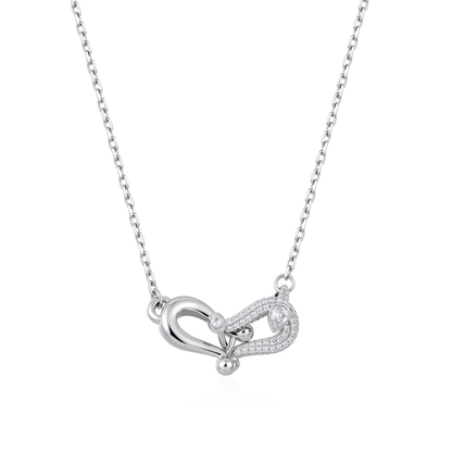 Horseshoe Locked Luck Necklace
