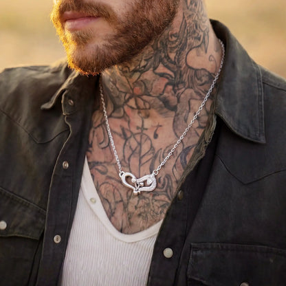 Horseshoe Locked Luck Necklace