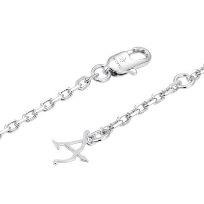 Moissanite Horseshoe Locked Luck Necklace