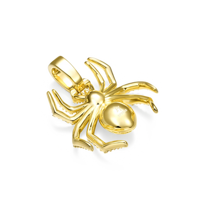 Sparkling 3D Spider Pendant