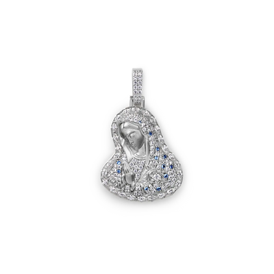 Virgin Mary Prayer Halo Pendant