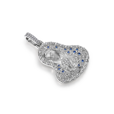 Virgin Mary Prayer Halo Pendant