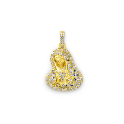 Virgin Mary Prayer Halo Pendant