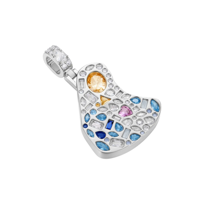 Sacred Mosaic Mary Pendant