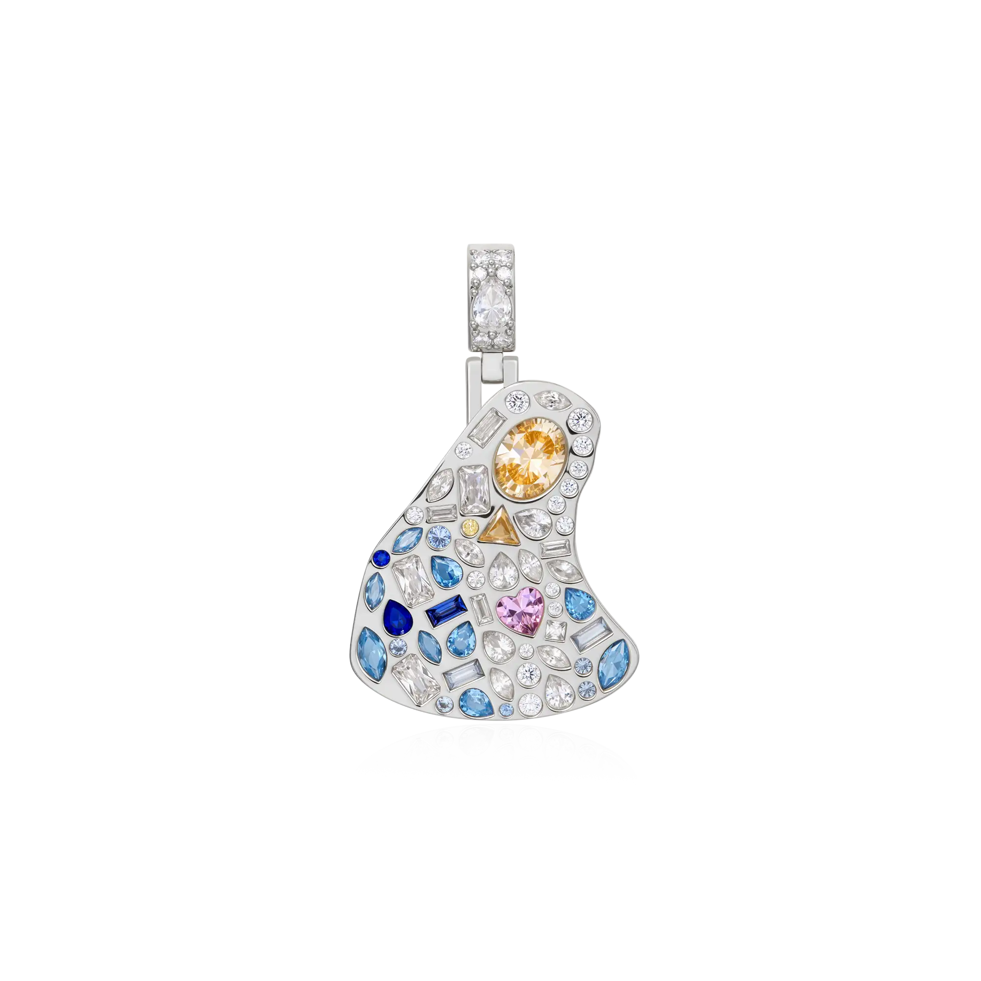 Sacred Mosaic Mary Pendant