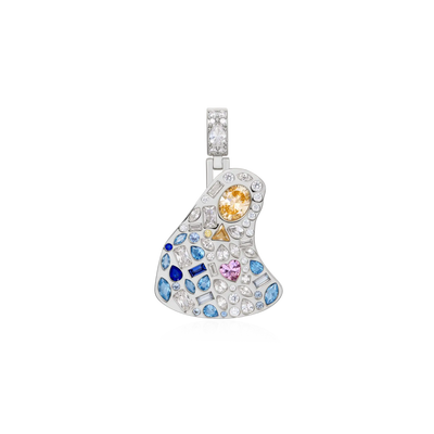 Sacred Mosaic Mary Pendant