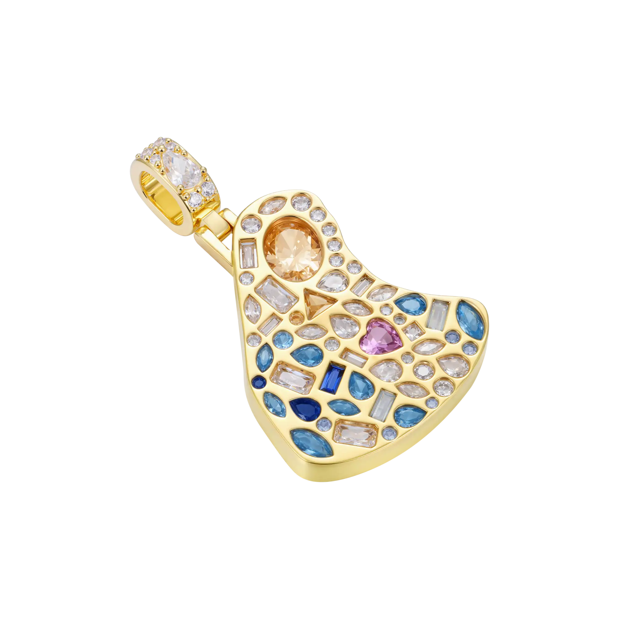 Sacred Mosaic Mary Pendant