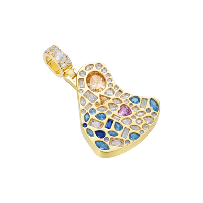 Sacred Mosaic Mary Pendant