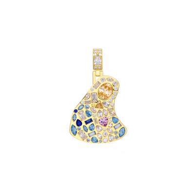 Sacred Mosaic Mary Pendant