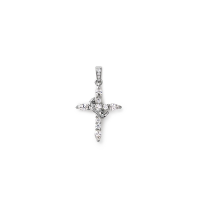 Crowned Sacred Cross Pendant