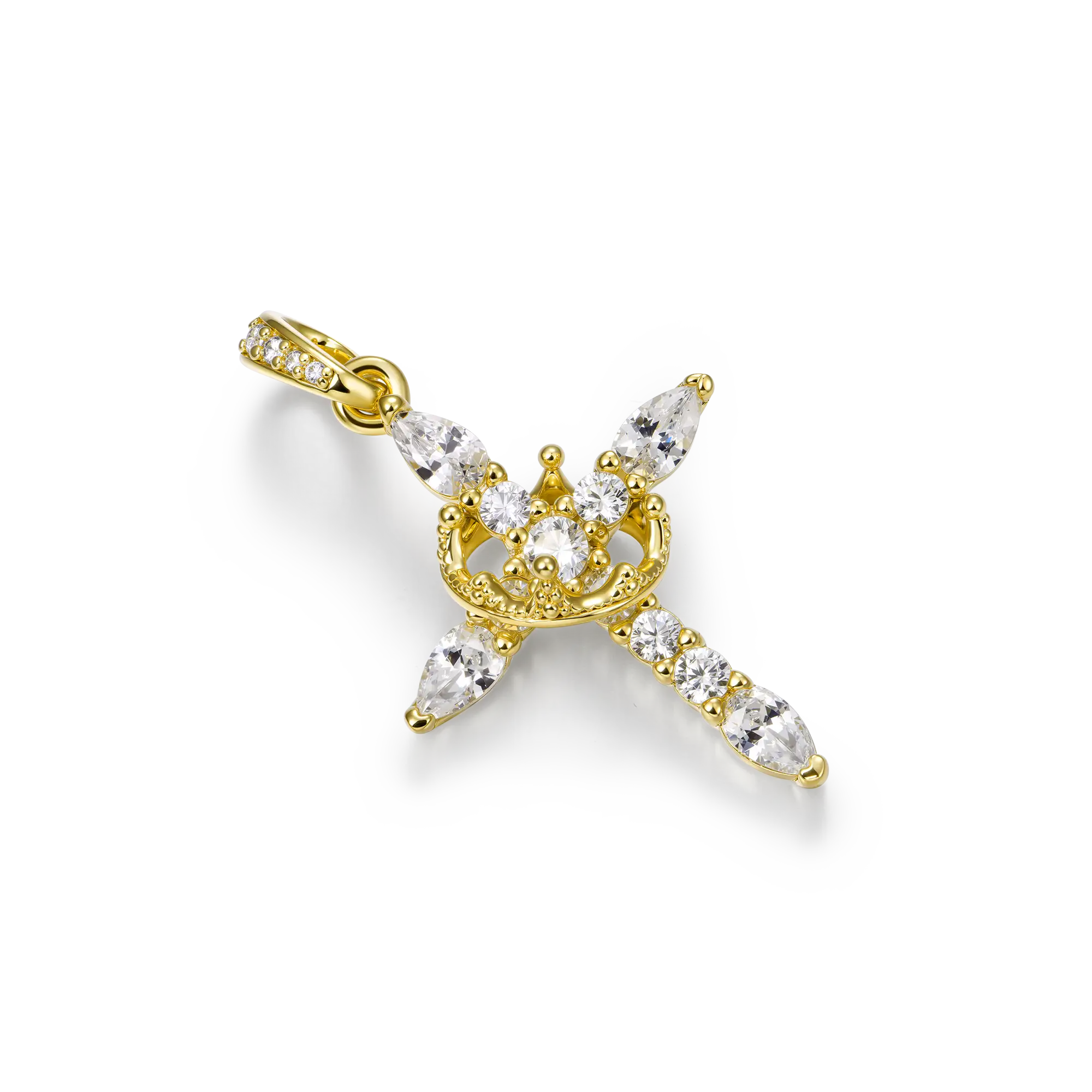 Crowned Sacred Cross Pendant