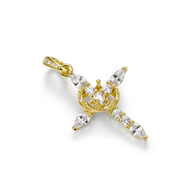 Crowned Sacred Cross Pendant