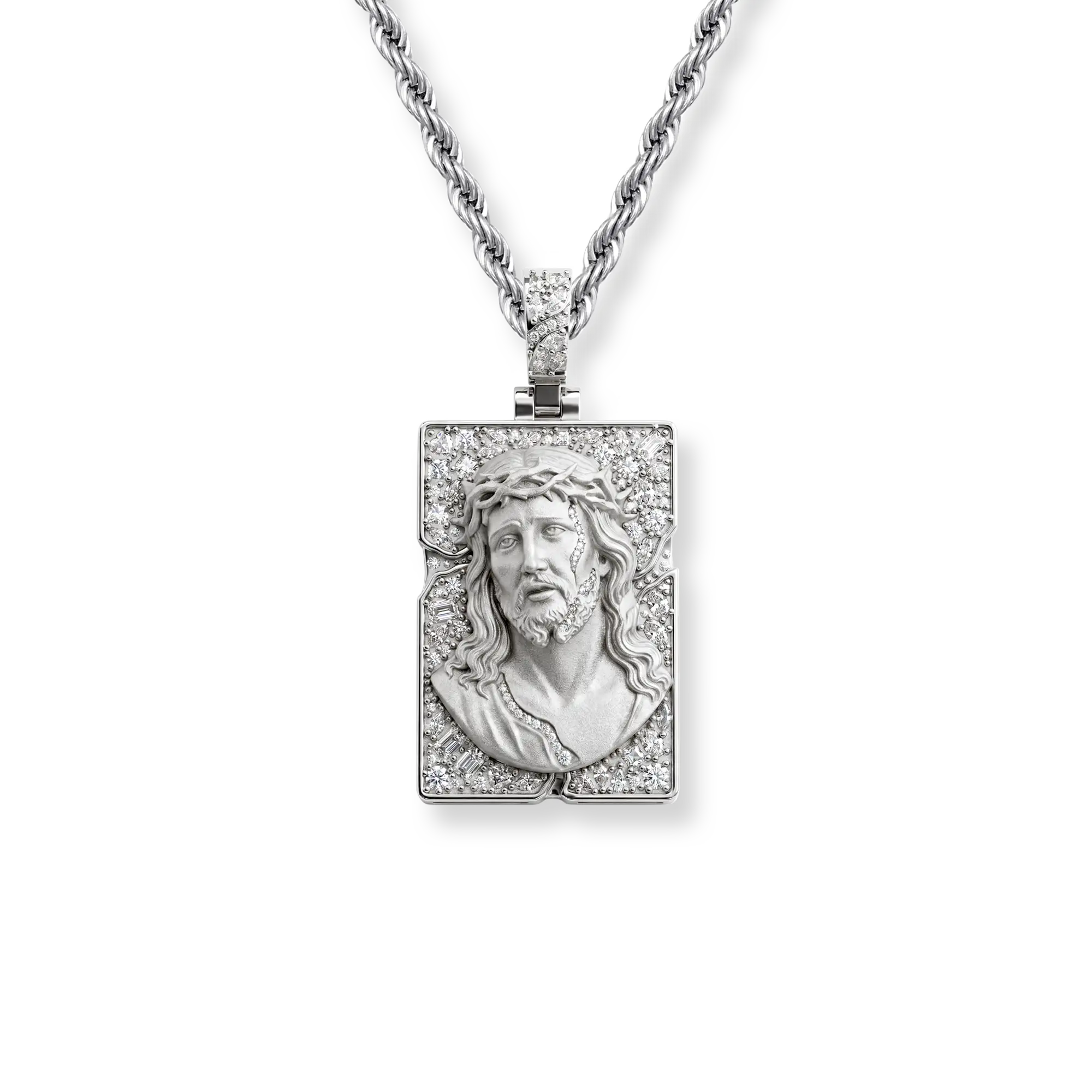 Sacred Portrait Jesus Pendant