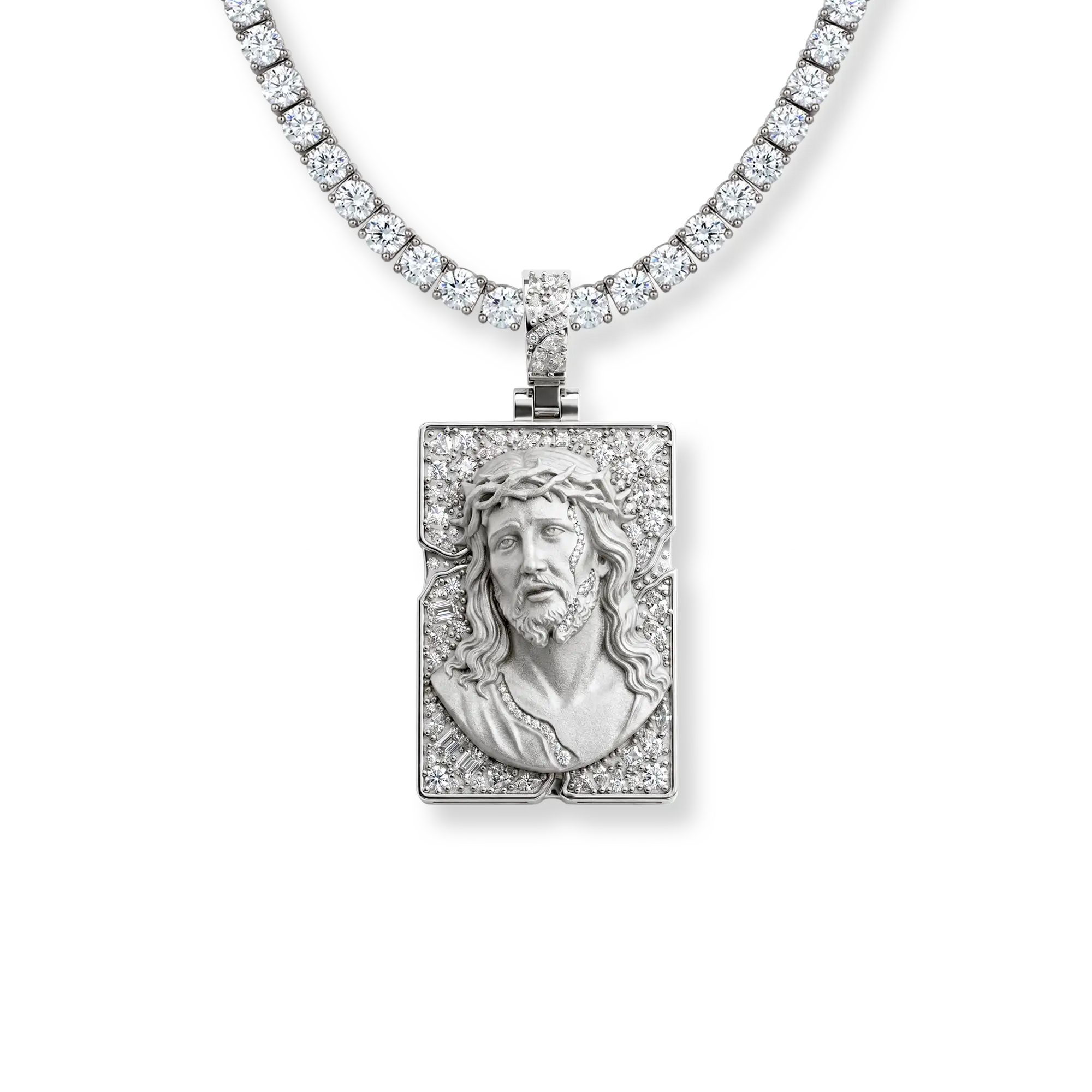 Sacred Portrait Jesus Pendant
