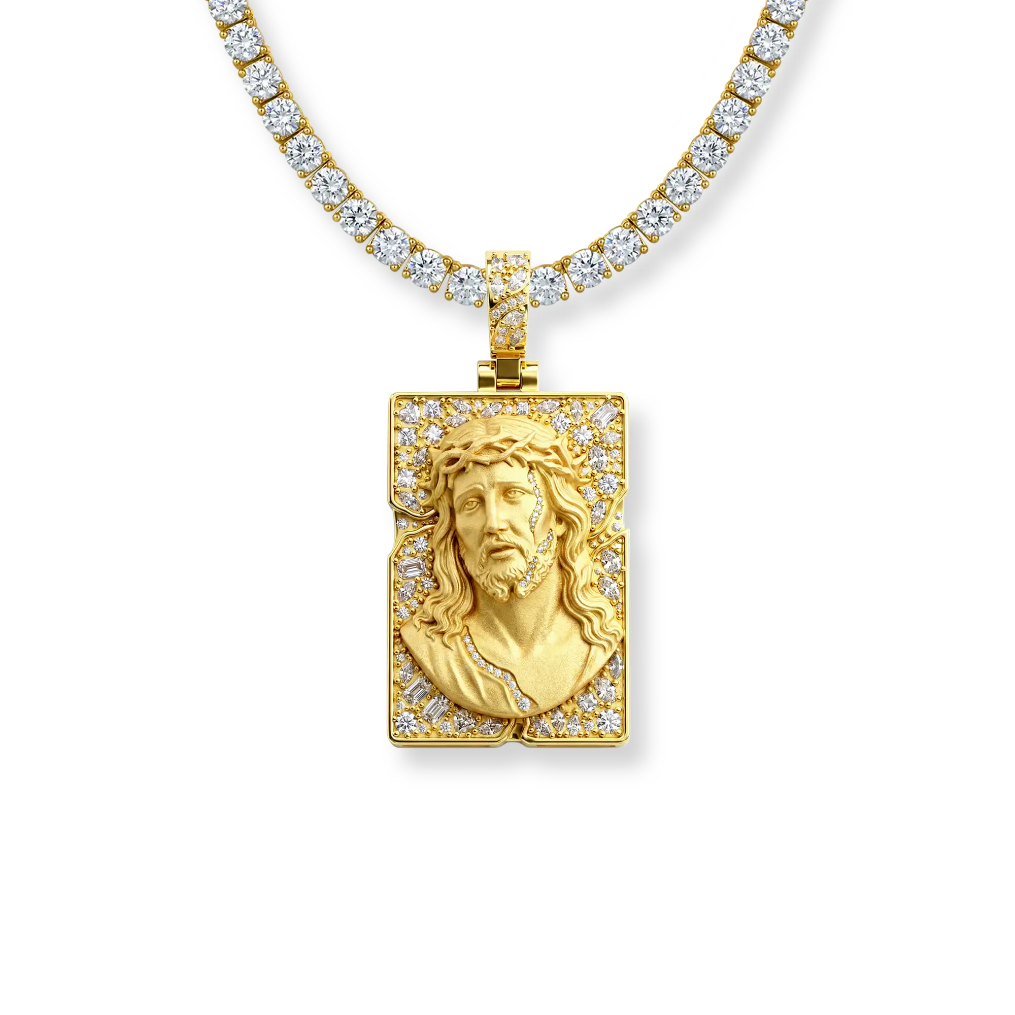 Sacred Portrait Jesus Pendant
