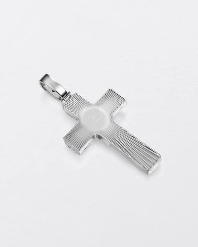 Sculptural Jesus Cross Pendant