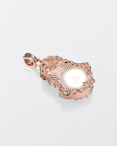 Fancy-Cut Sculptural Jesus Pendant