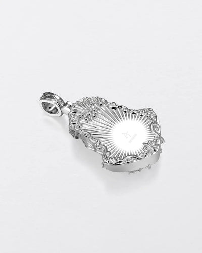 Fancy-Cut Sculptural Jesus Pendant