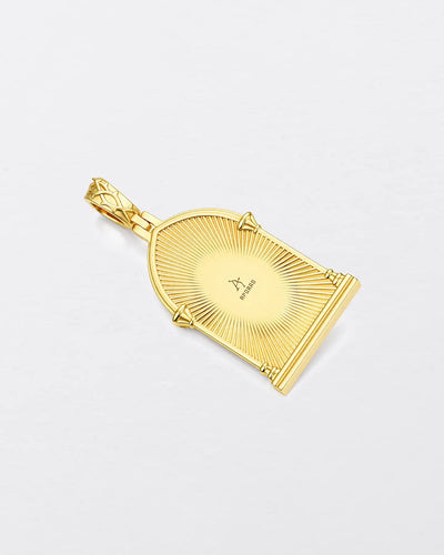 Gothic Window Jesus Pendant