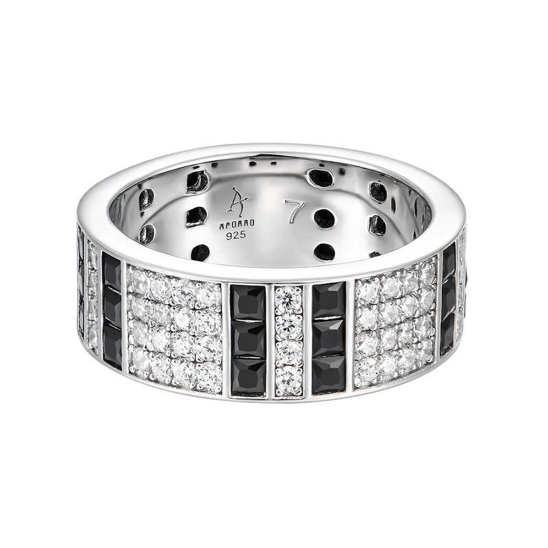 Balance Ring - 2 Reihen Edelsteine - APORRO