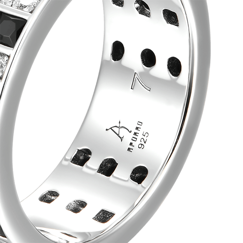 Balance Ring - 2 Reihen Edelsteine - APORRO