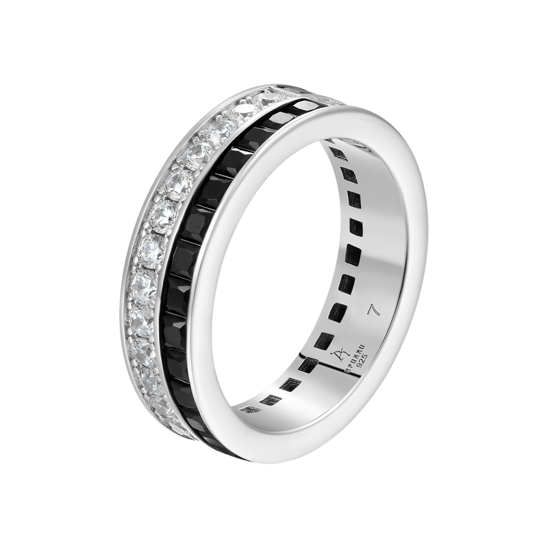 Balance Ring - 2 Reihen Edelsteine - APORRO