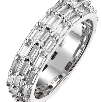 Frauen -Balance -Baguettes Ring