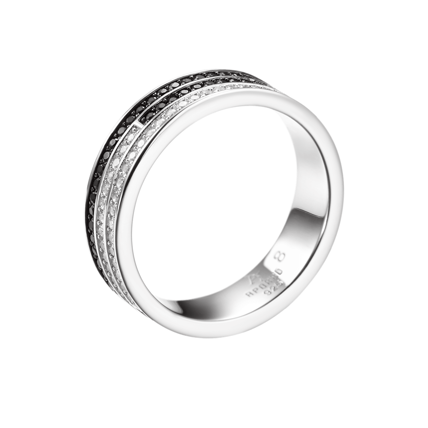 Balance Ring - 3 Reihen Edelsteine