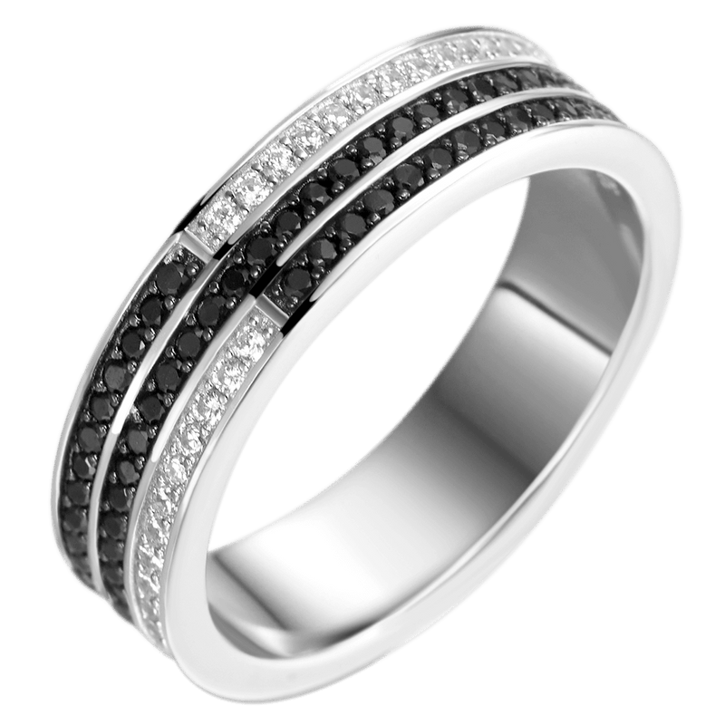 Balance Ring - 2 Reihen Edelsteine - APORRO