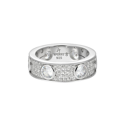 Bague ronde audacieuse
