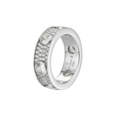 Bague ronde audacieuse