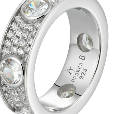 Bague ronde audacieuse