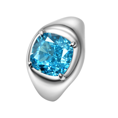 Anello Miami Ghiaccio Tritato
