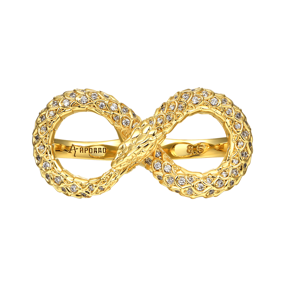 Infinity Snake Double Finger Ring - Infinity Snake Ring For Men & Women ...