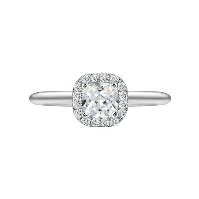 Bague de fiançailles personnalisée LOVE 1477 Moissanite