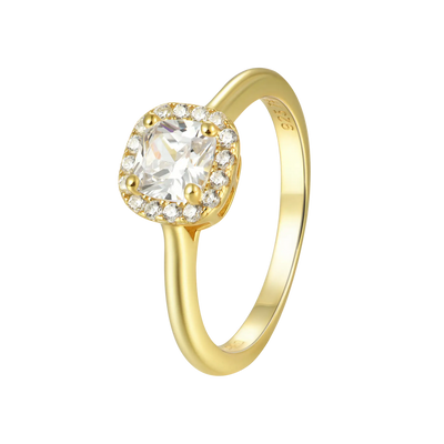 Bague de fiançailles personnalisée LOVE 1477 Moissanite