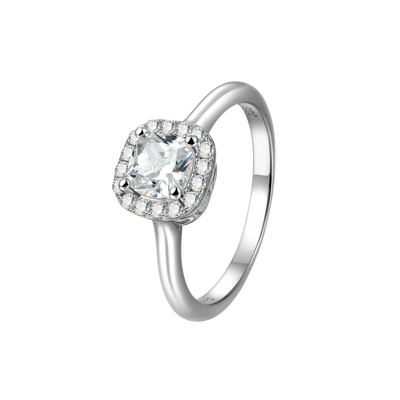 Bague de fiançailles personnalisée LOVE 1477 Moissanite