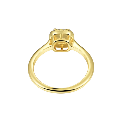 Bague de fiançailles personnalisée LOVE 1477 Moissanite