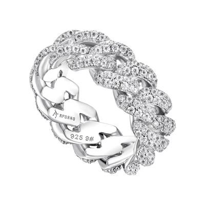 Iced Cuban Bracelet & Ring Set
